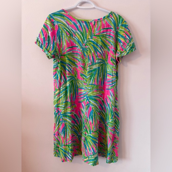 lilly pulitzer jessica short sleeve dress L - Picture 2 of 10